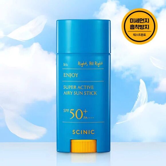 SCINIC Enjoy Super Active Airy Sun Stick 15g - Picture 1 of 5